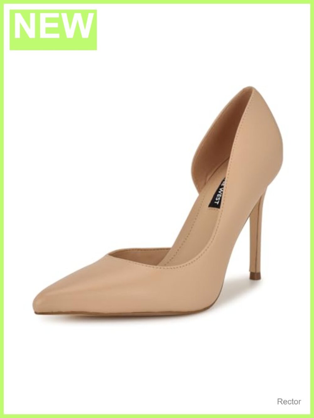 Nine West Women's Pointed Toe Stiletto Heel Pump Leather
